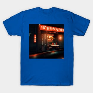 Cyberpunk Tokyo Ramen Shop T-Shirt